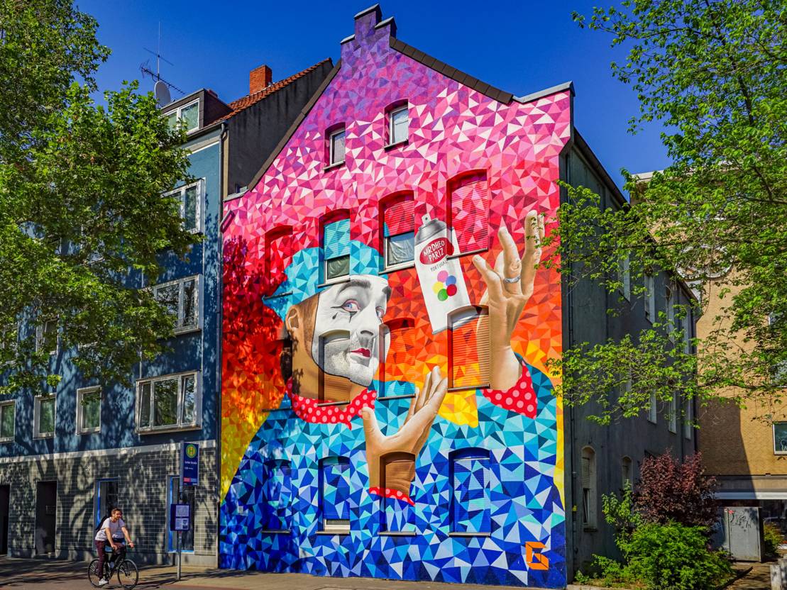 Der farbenprächtige Clown