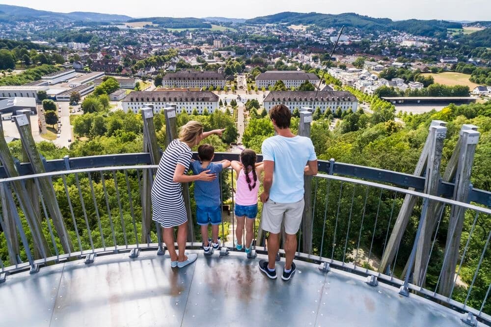 Panoramablick über das grüne Sauerland