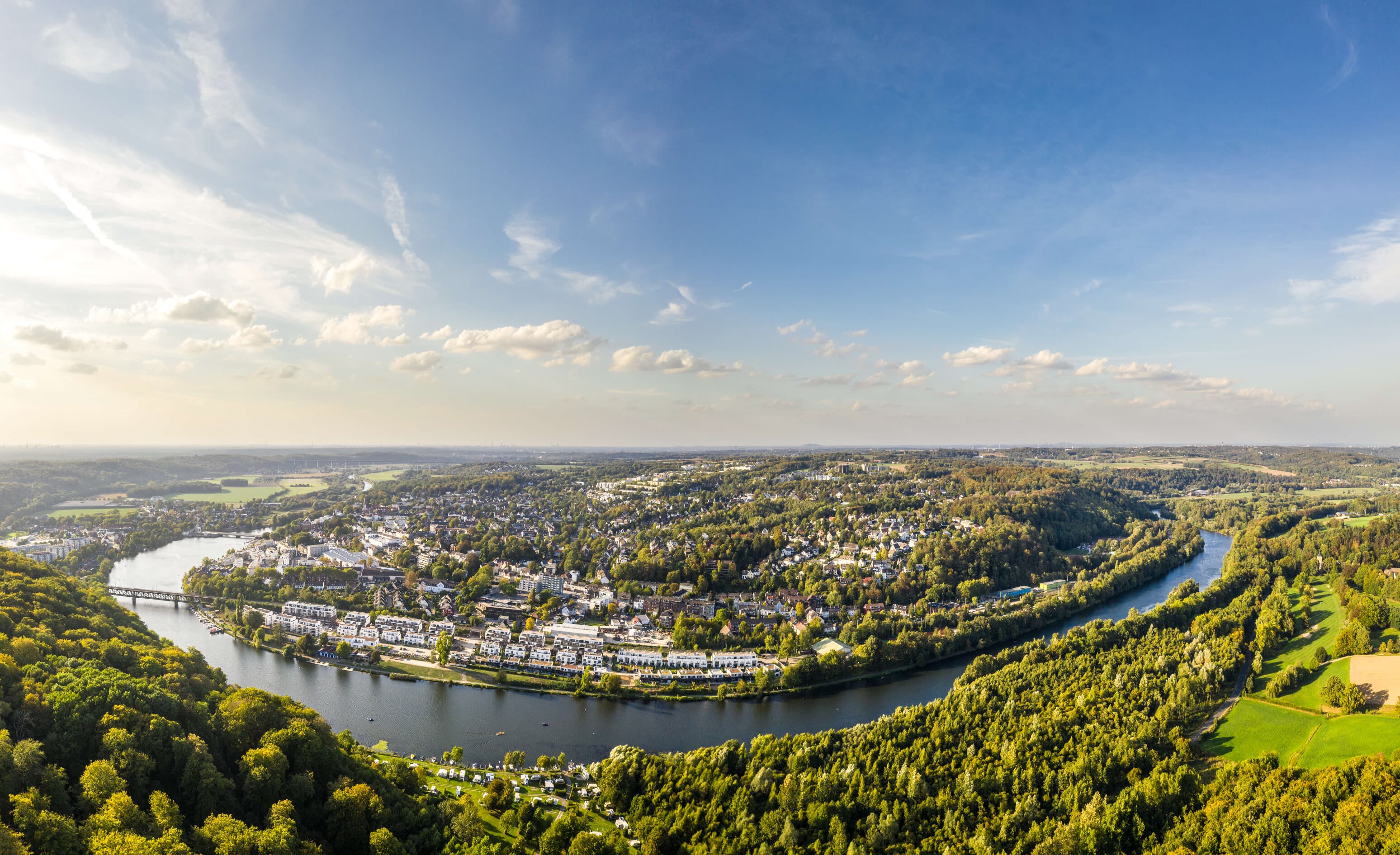 Panoramablick auf die Ruhrregion