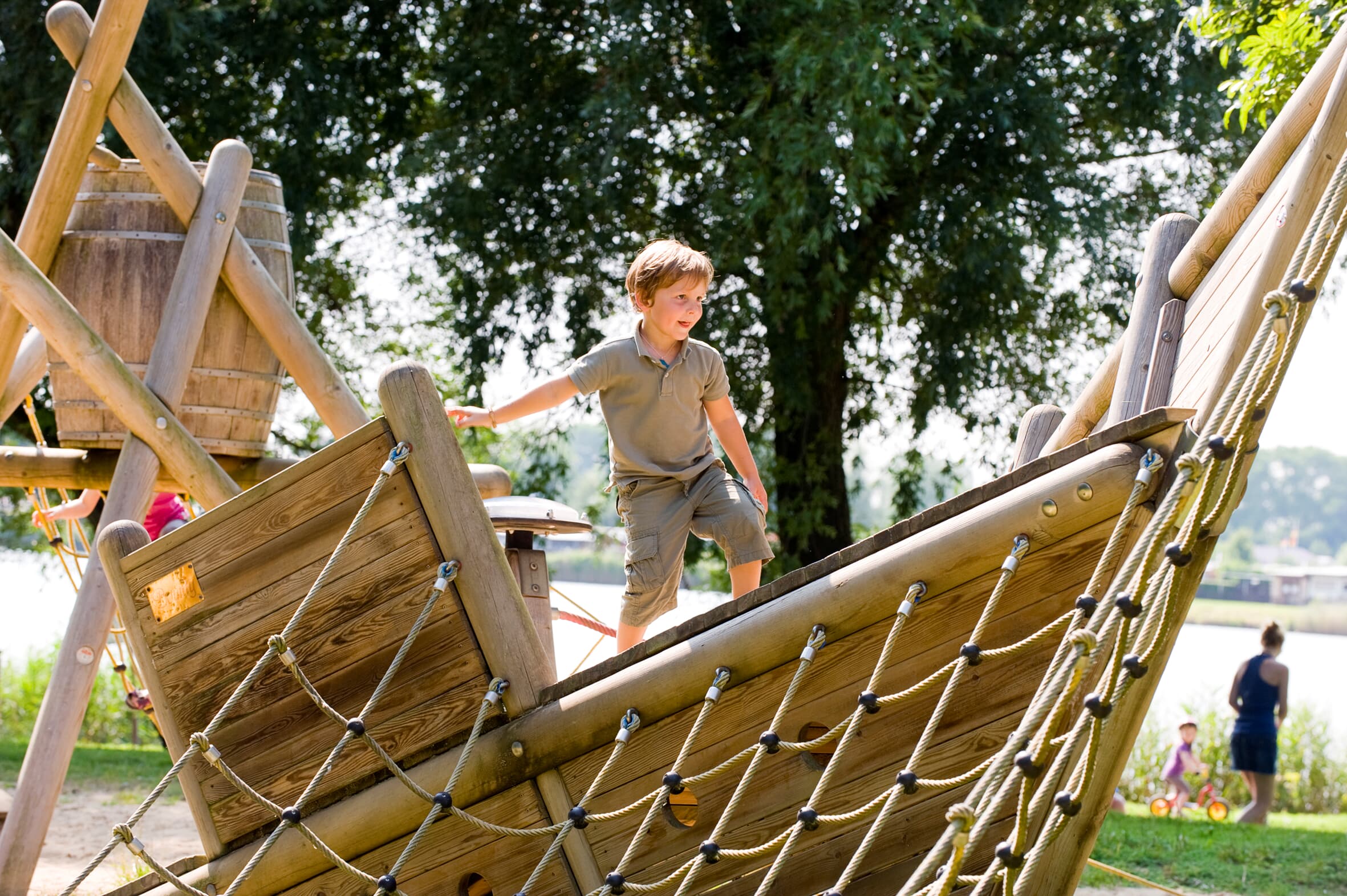 Austoben im Abenteuerspielplatz