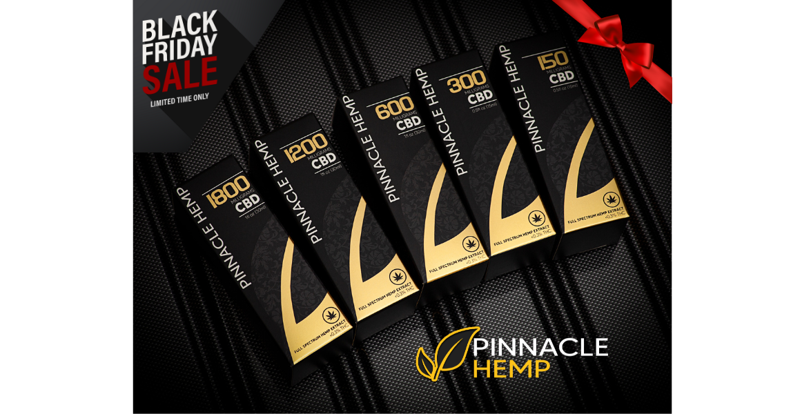 Pinnacle Hemp Unveils Unbeatable Black Friday Deals: Best Time To Begin Your Hemp Wellness Journey