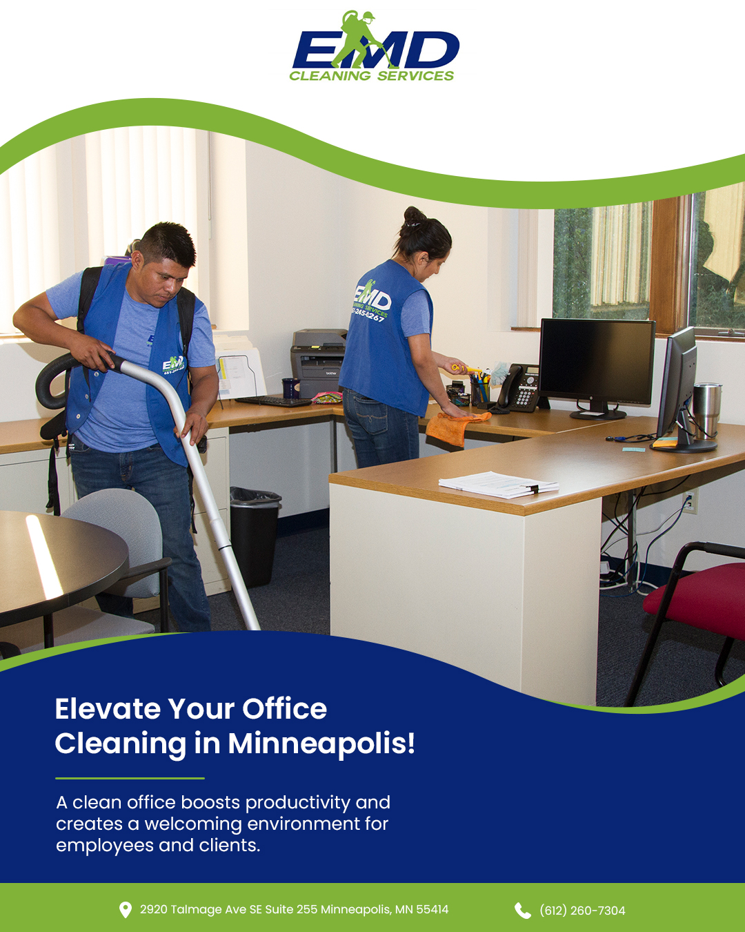 EMD Cleaning Services Celebrates a Decade of Excellence in Minneapolis Office Cleaning