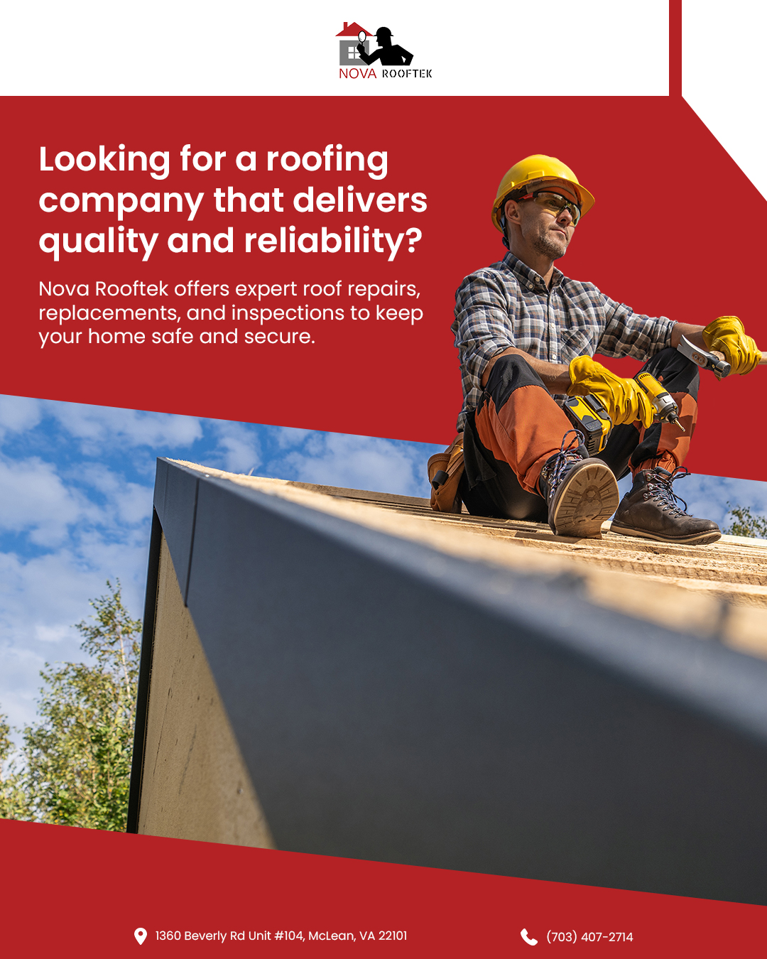 McLean’s Premier Roofing Company Delivering Excellence in Roofing Solutions: Nova Rooftek