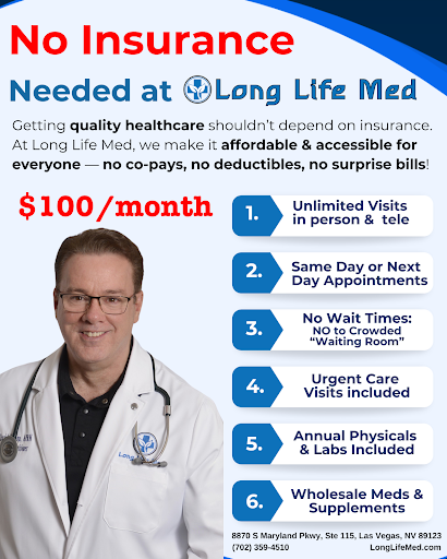 Long Life Med Transforms Healthcare in Las Vegas with Affordable Direct Primary Care and Innovative Longevity Services