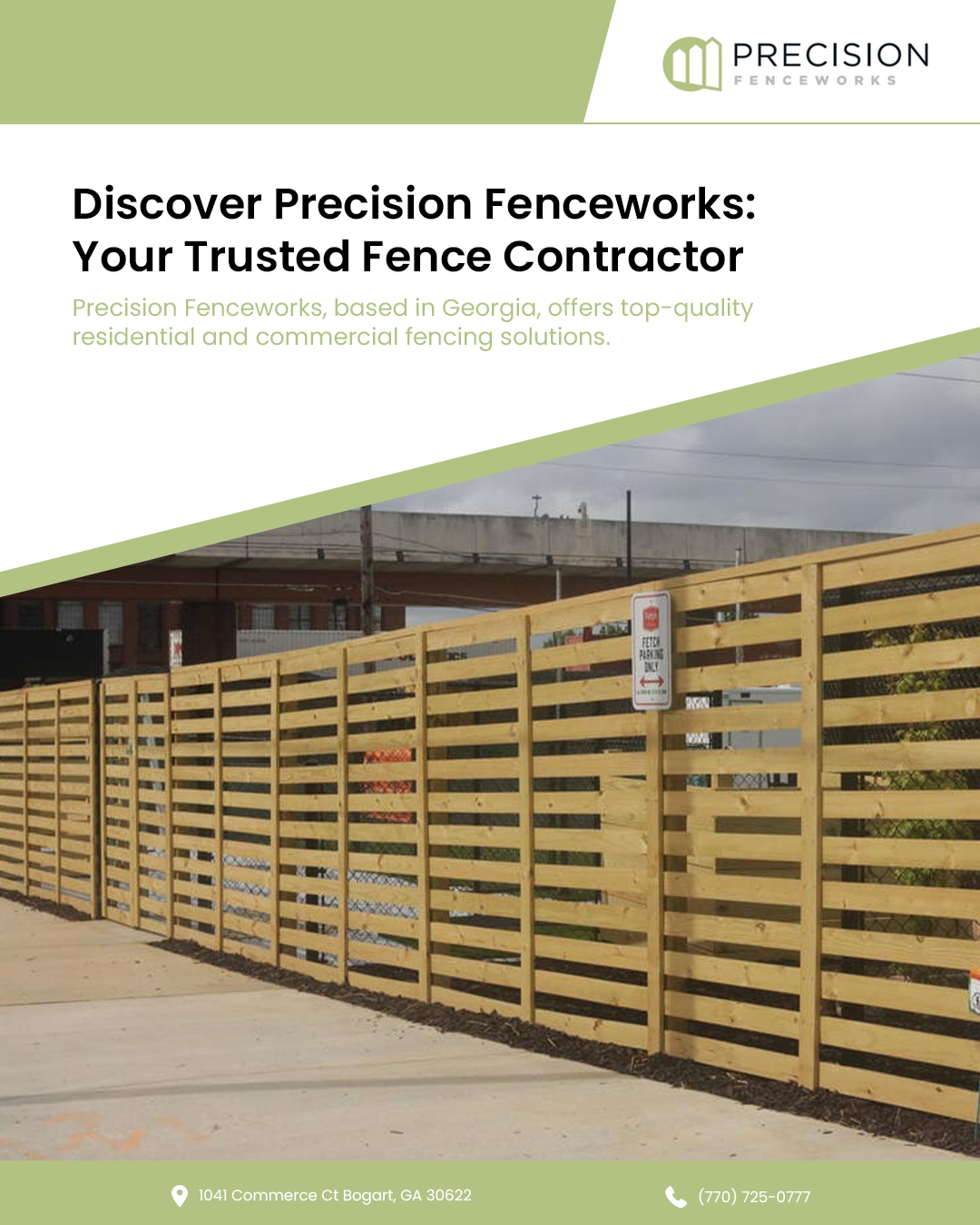 Precision Fenceworks – Providing Expert Fencing Contractor Solutions Near Athens, GA – Quality You Can Trust!