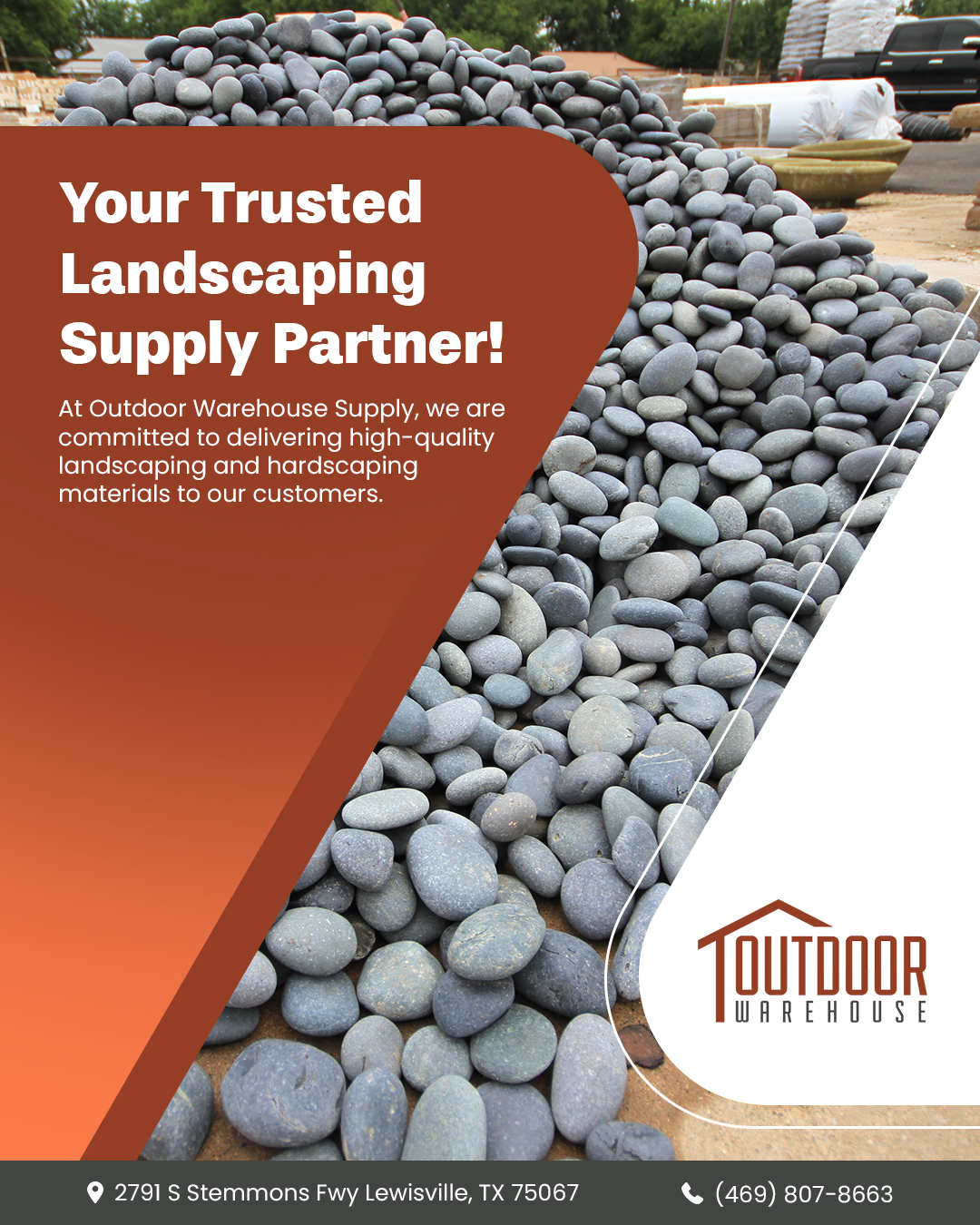 Outdoor Warehouse Supply Expands Reach in Lewisville, TX: Your Trusted Source for Premium Landscaping Supplies Near You