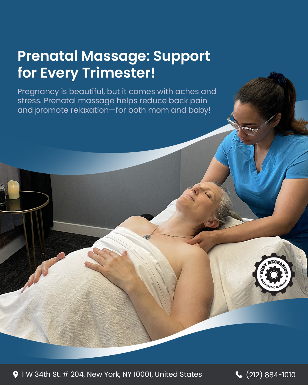 Body Mechanics Orthopedic Massage: Offering Premier Prenatal Massage Therapy in Manhattan for Expecting Mothers
