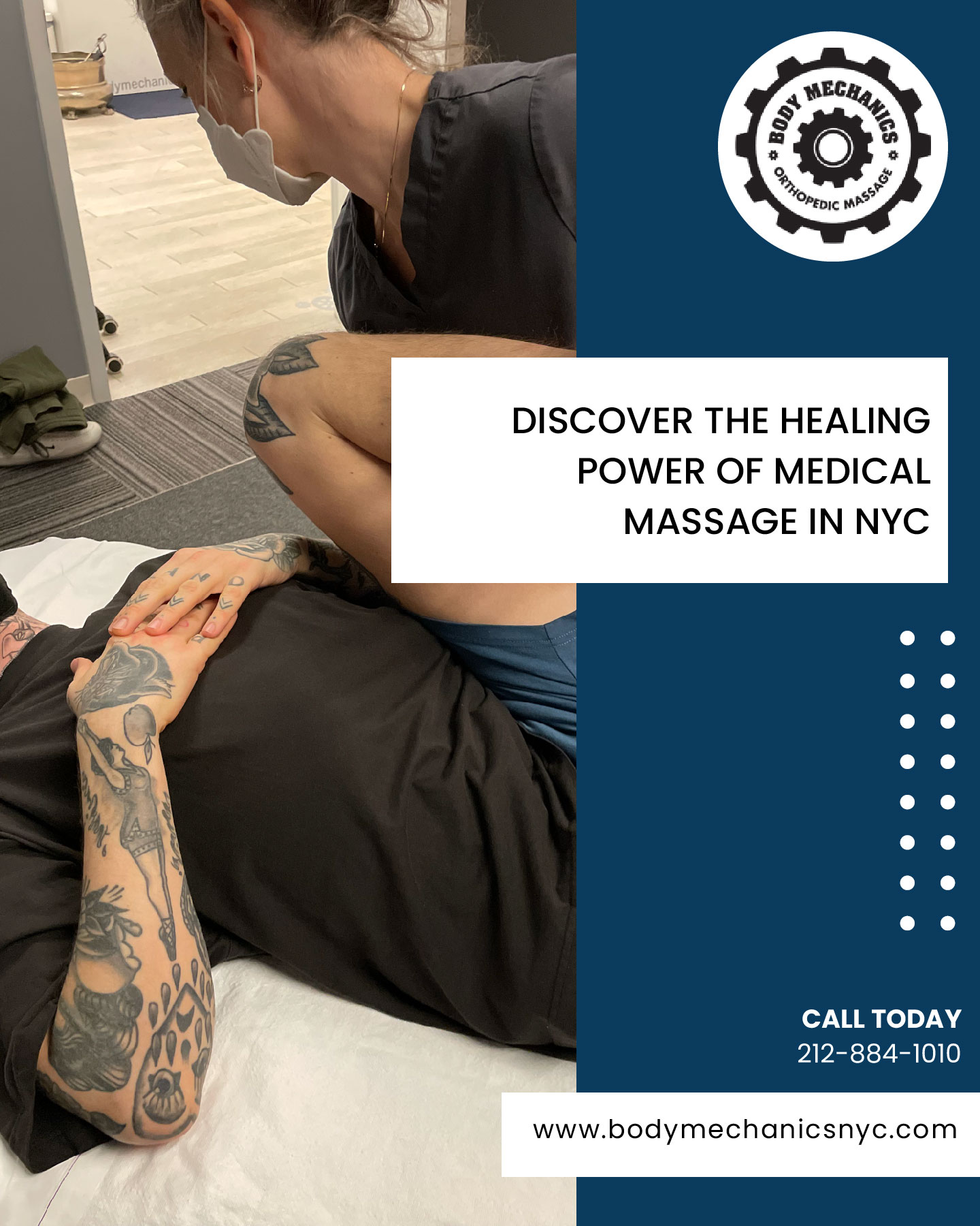 Body Mechanics Orthopedic Massage on 54th Offering Expert Medical Massage Services in NYC for Optimal Healing