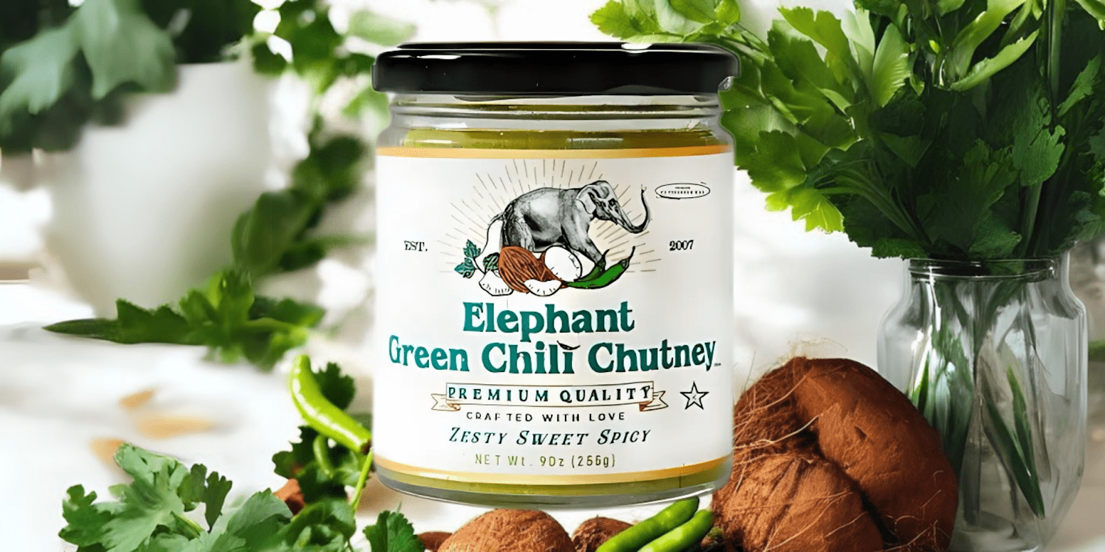 Zest Up Your Culinary Creations with Elephant Green Chili Chutney