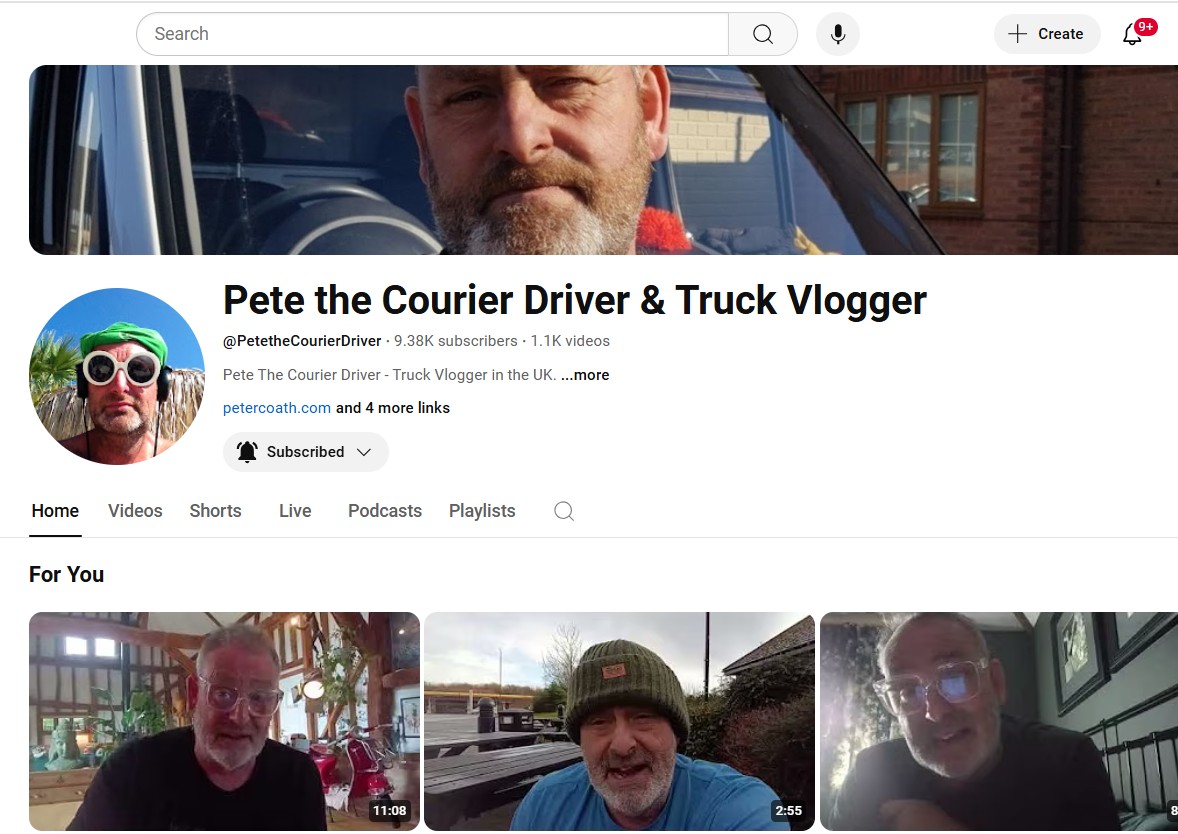 Pete The Lorry Driver and Vlogger Shares Exclusive Tips for Success with Loyal YouTube Community