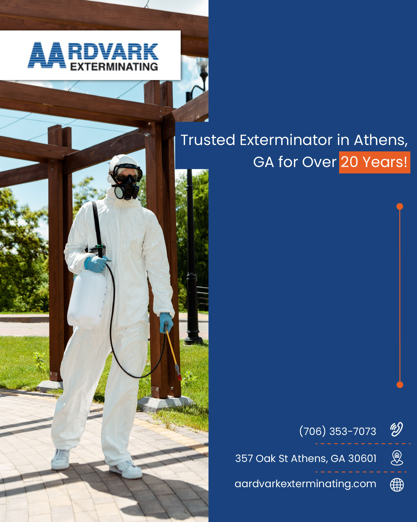 Aardvark Exterminating: Offering Trusted Exterminator Services in Athens with Over 20 Years of Expertise