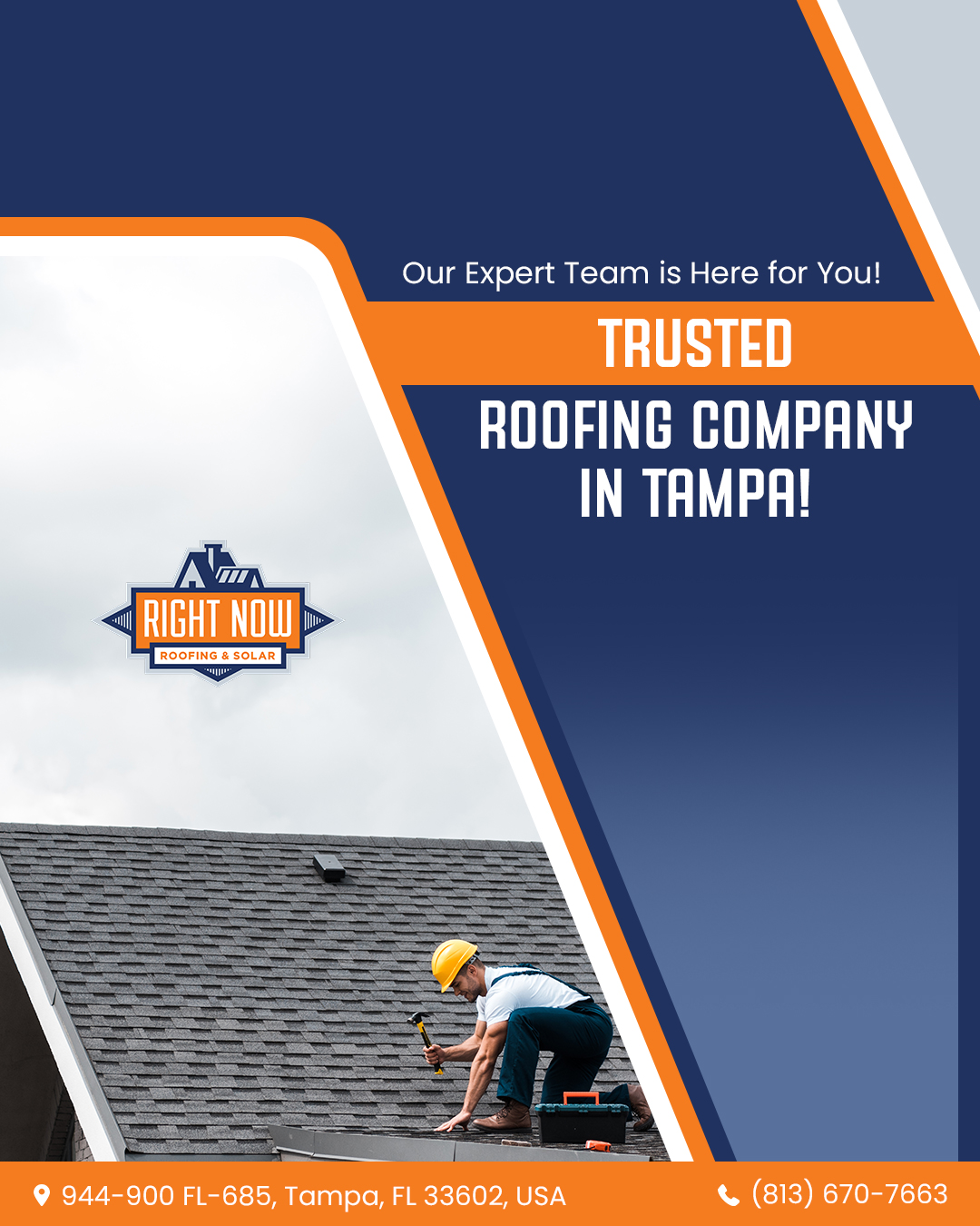 Right Now Roofing Tampa: Expert Roofing Solutions by Tampa’s Most Trusted Roofing Company