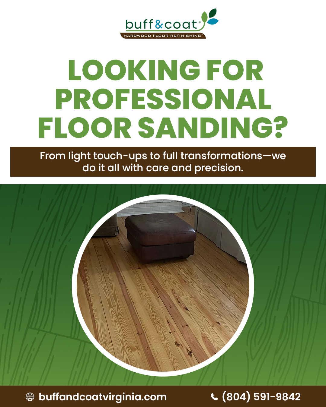 Top-Rated Floor Sanding Services in Richmond by Buff and Coat Hardwood Floor Refinishing