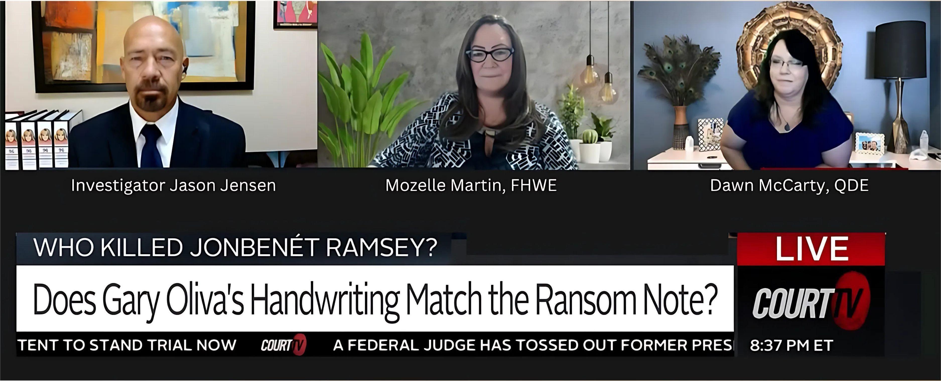 Cold Case Expert Dr. Mozelle Martin Analyzes JonBenét and Cobain Notes Through Behavioral Handwriting Lens