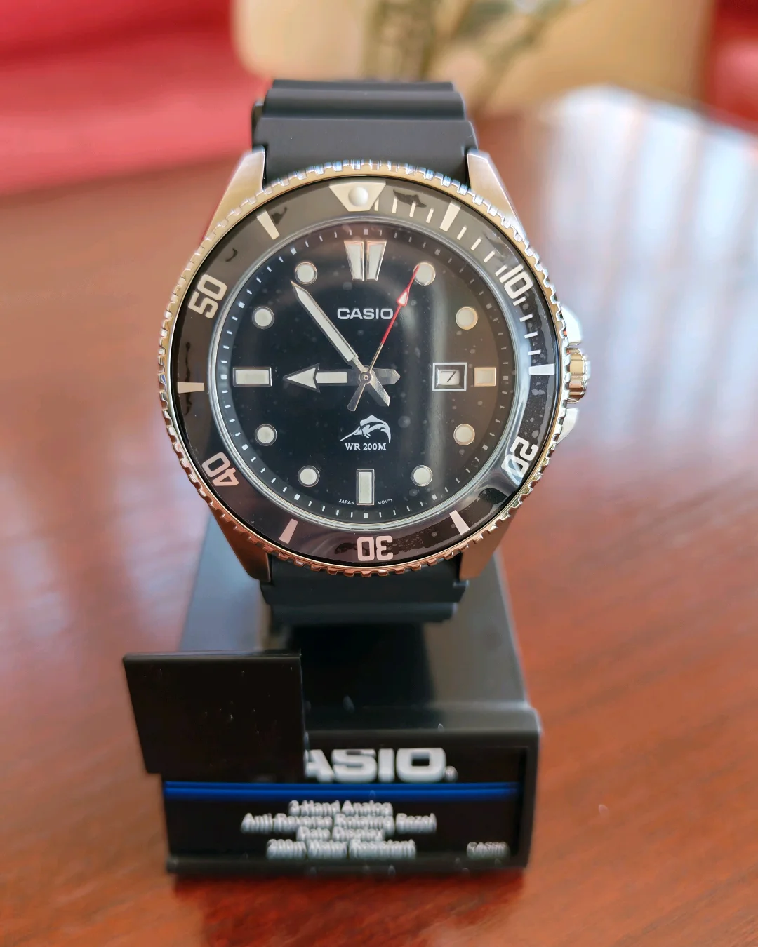 Casio Casio Duro Marlin MDV-106 Sabljarka Crni