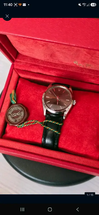 Rolex Rolex Oyster Perpetual 34 (Vintage 1970) - "Tropical" Dial + Box & Accessories