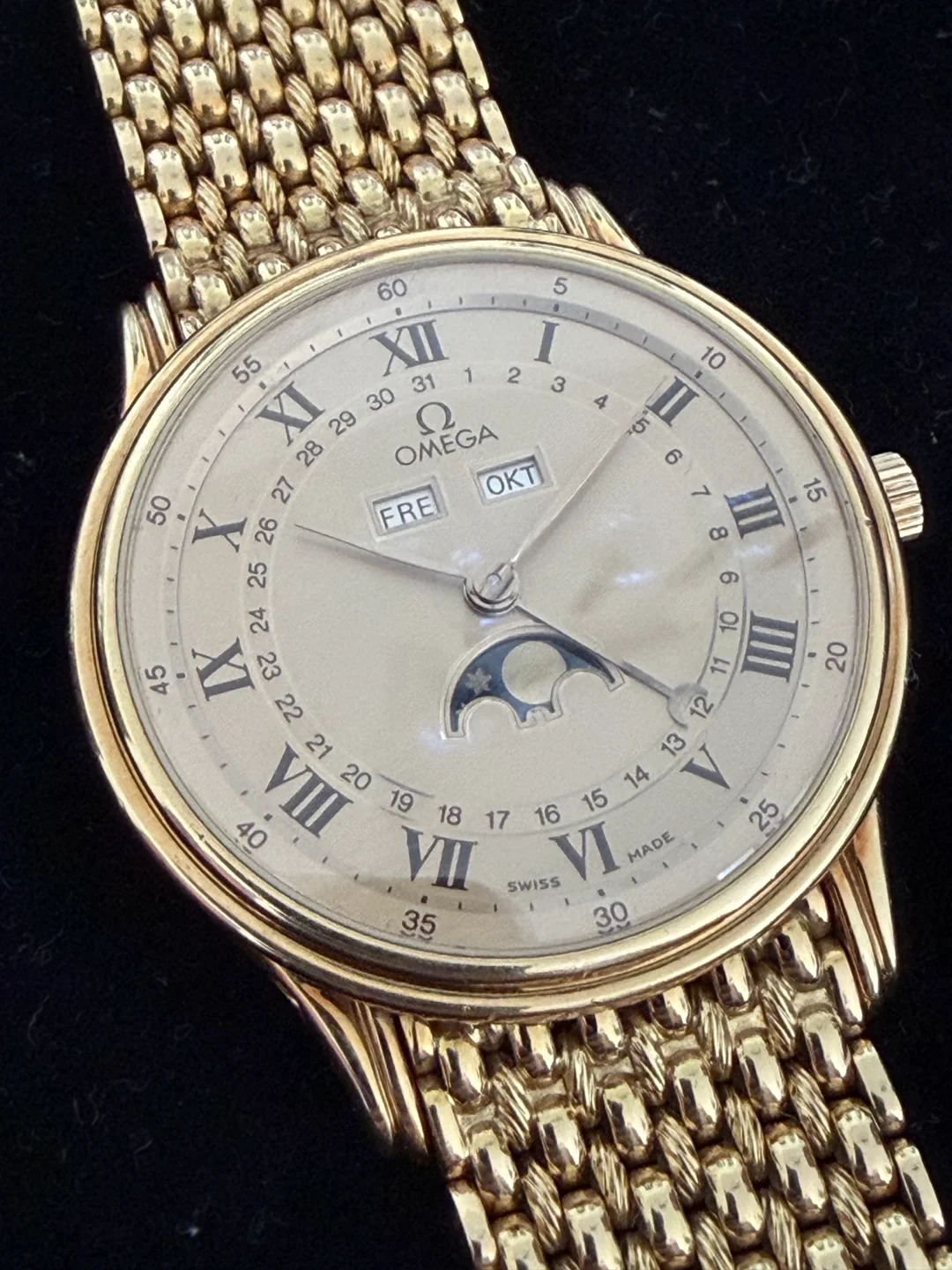 Omega Triple Day/Date Moonphase