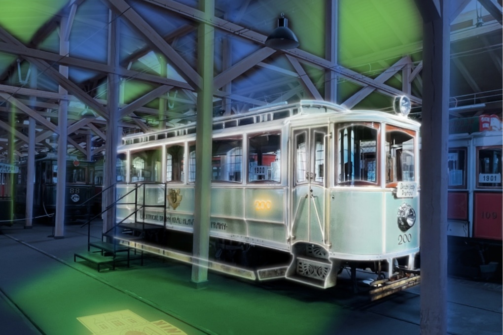 В Музее общественного транспорта в Праге пройдут вечерние экскурсии со световыми эффектами