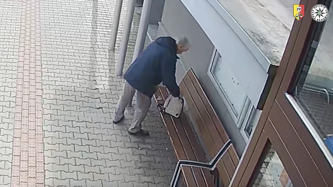 Видео: в Праге пожилой мужчина обокрал мать, которая шла с младенцем к врачу