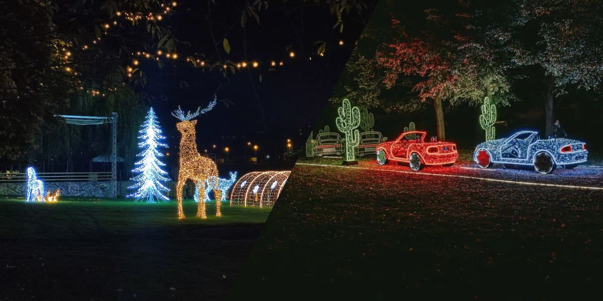Световые инсталляции в Праге: Winter Wonderland, Světla vyprávějí и Lumina Park