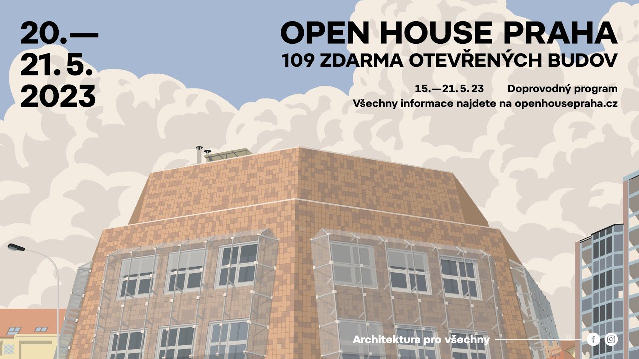 С 15 по 21 мая в Праге пройдет фестиваль Open House Praha 2023