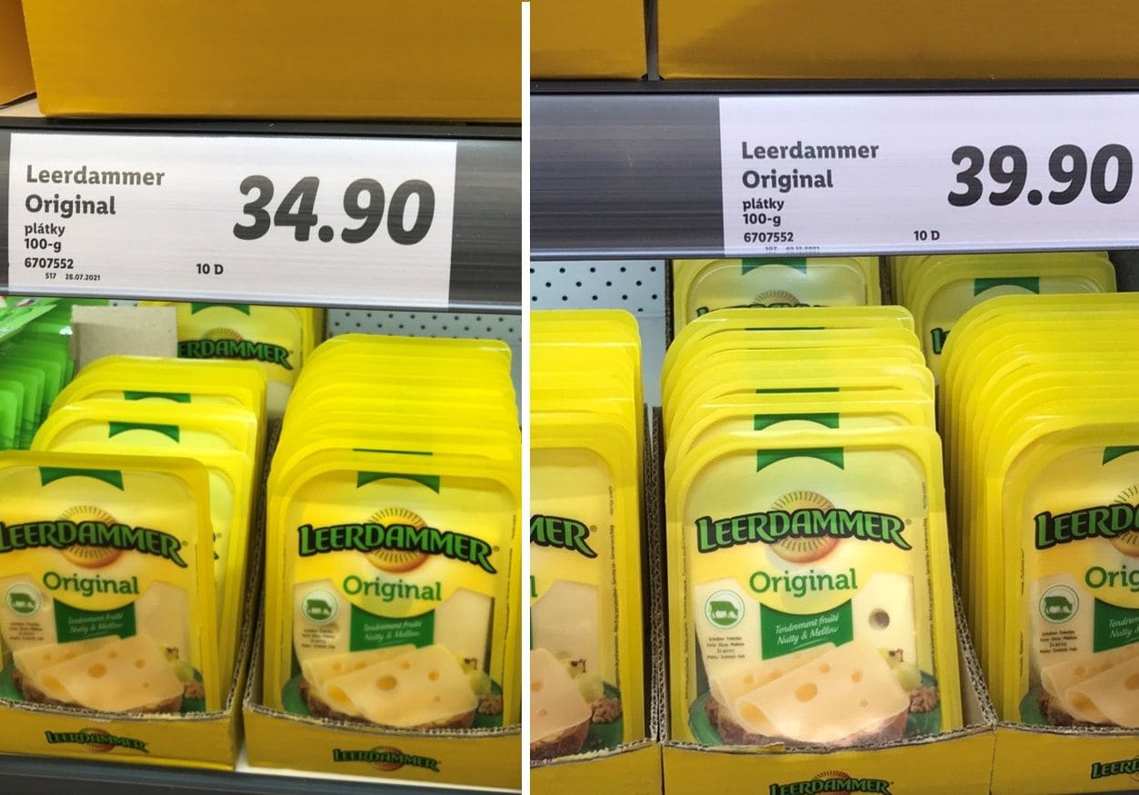 Lidl, сыр Leerdammer
