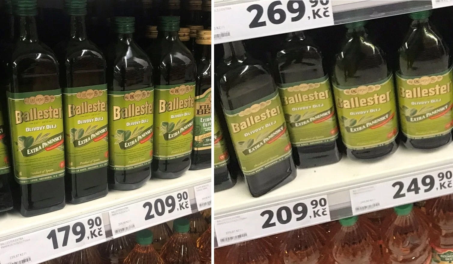 Tesco, оливковое масло Ballester