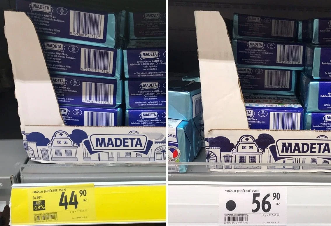 Albert, сливочное масло Madeta