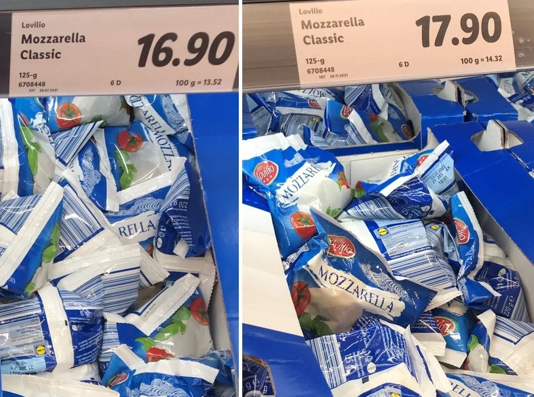 Lidl, сыр Mozzarella