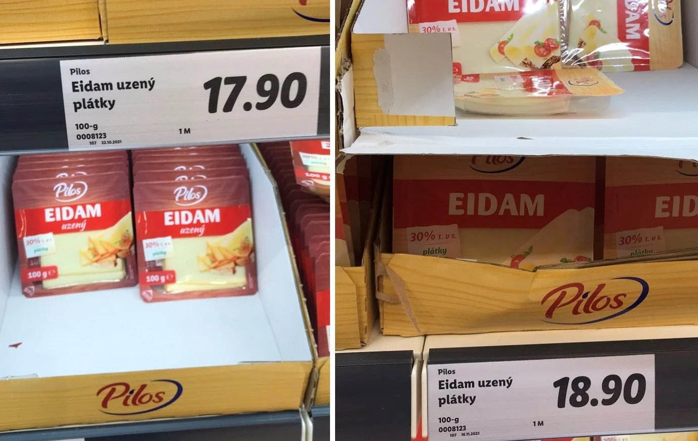 Lidl, сыр Eidam
