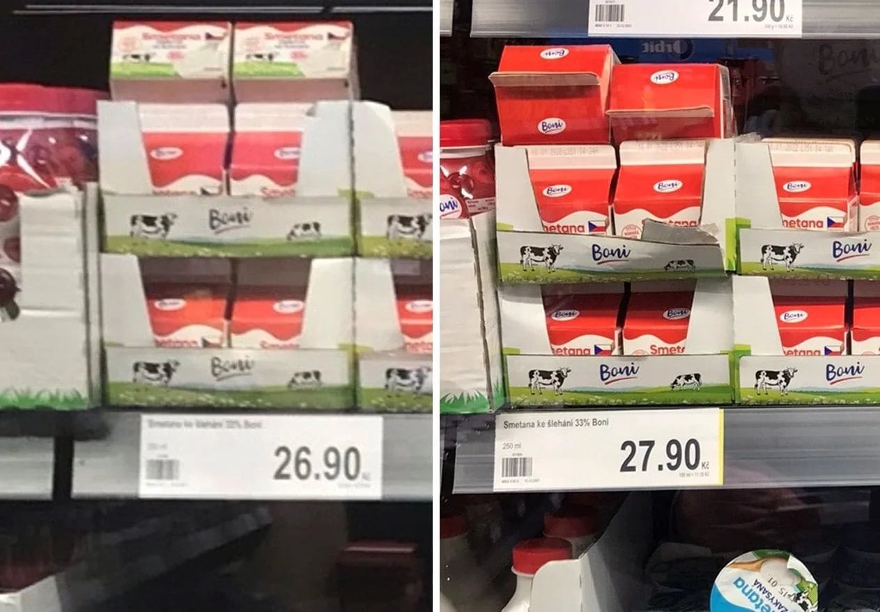 Penny, сливки Boni
