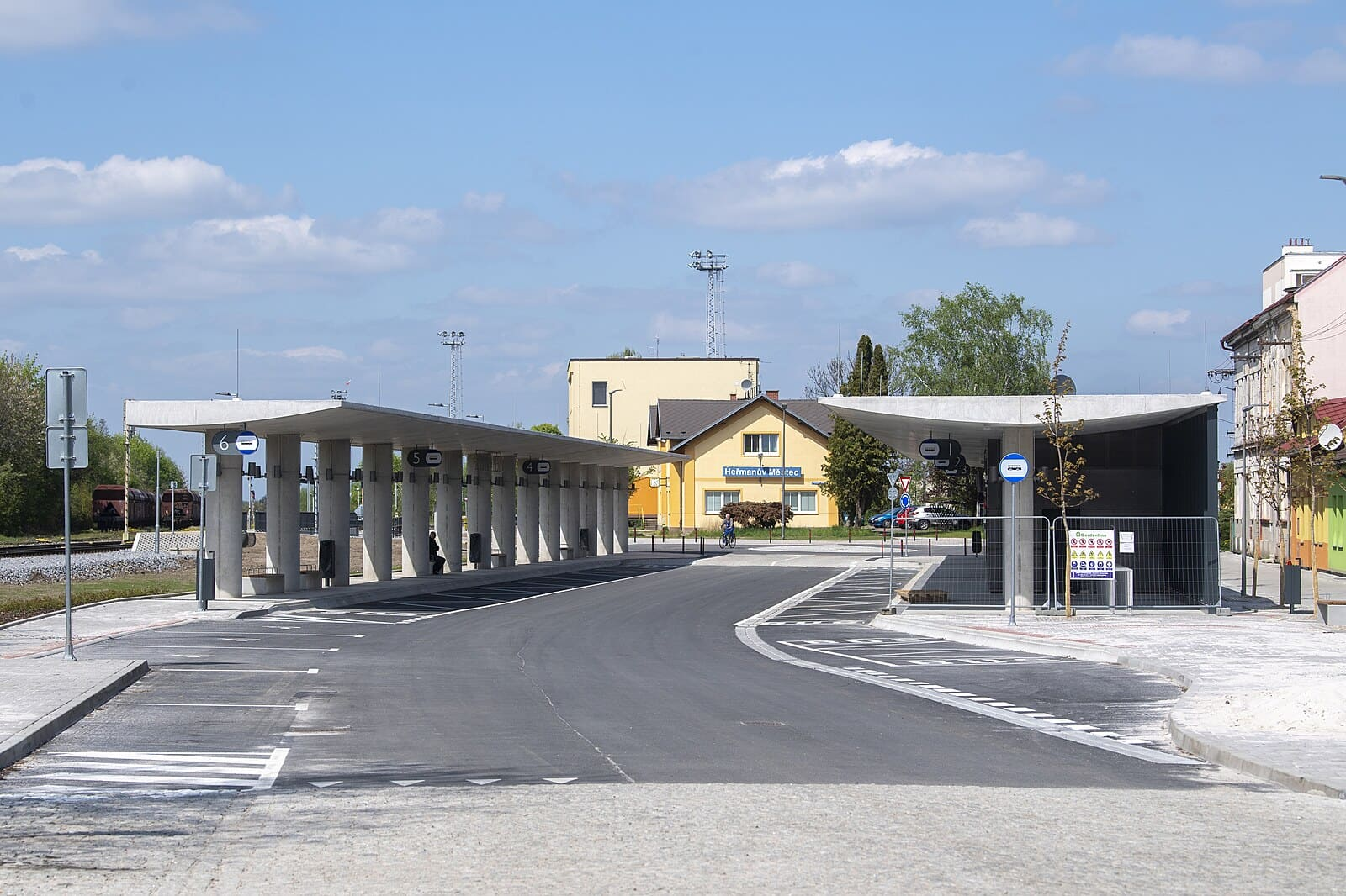 Новый автобусный терминал в городе&nbsp;Heřmanův Městec