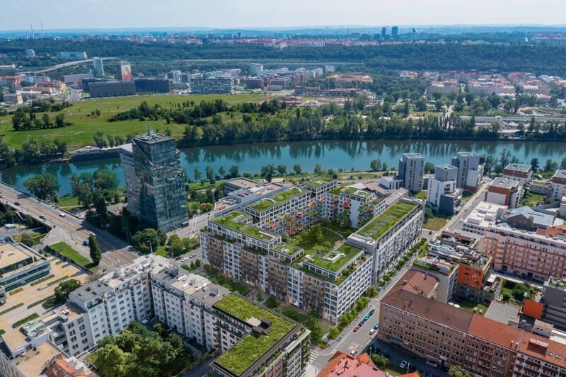 Застройщик считает Holešovice местом с большим потенциалом