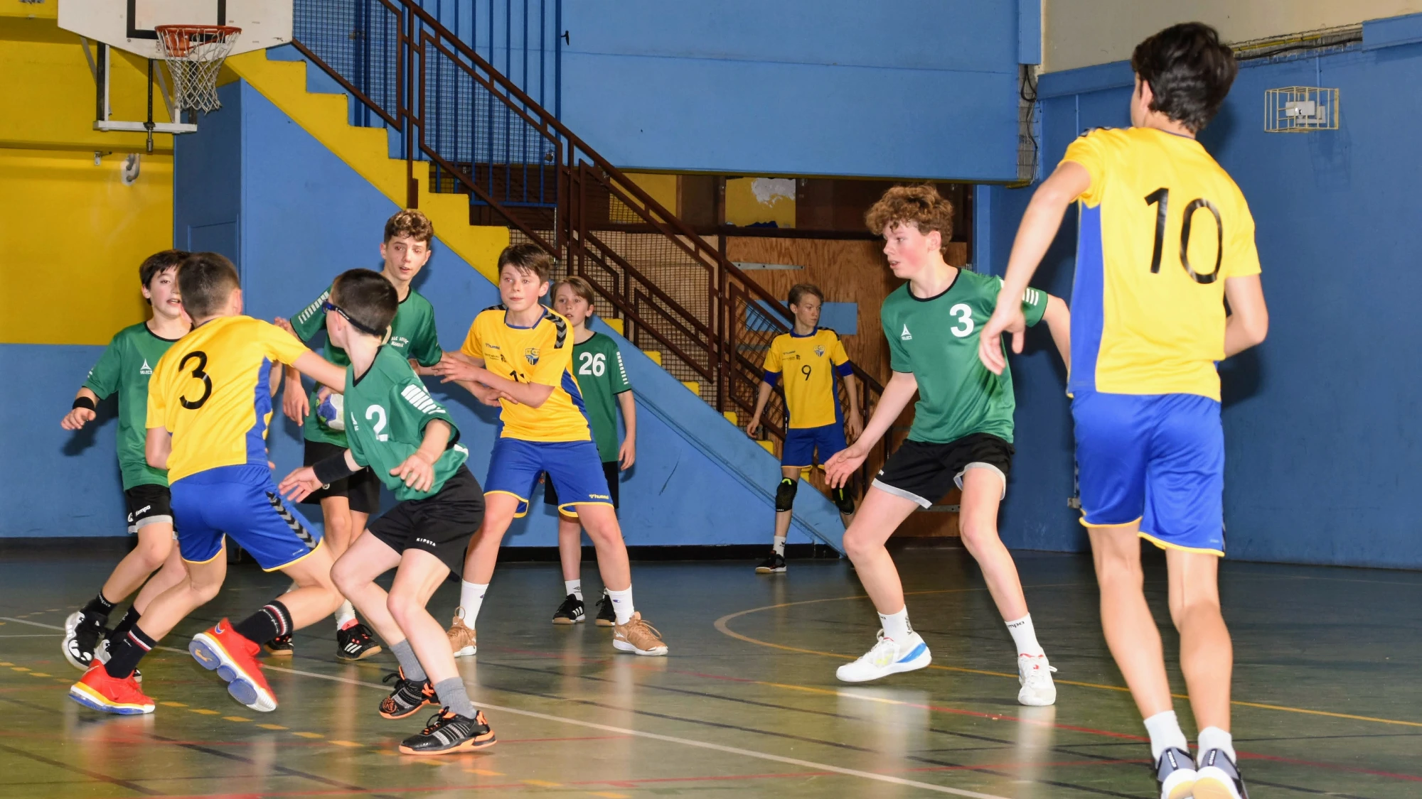 Les U15M décrochent leur première victoire