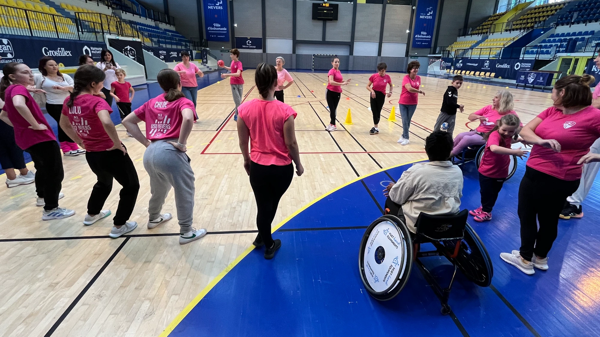 Les filles de l’USON en rose pour la bonne cause