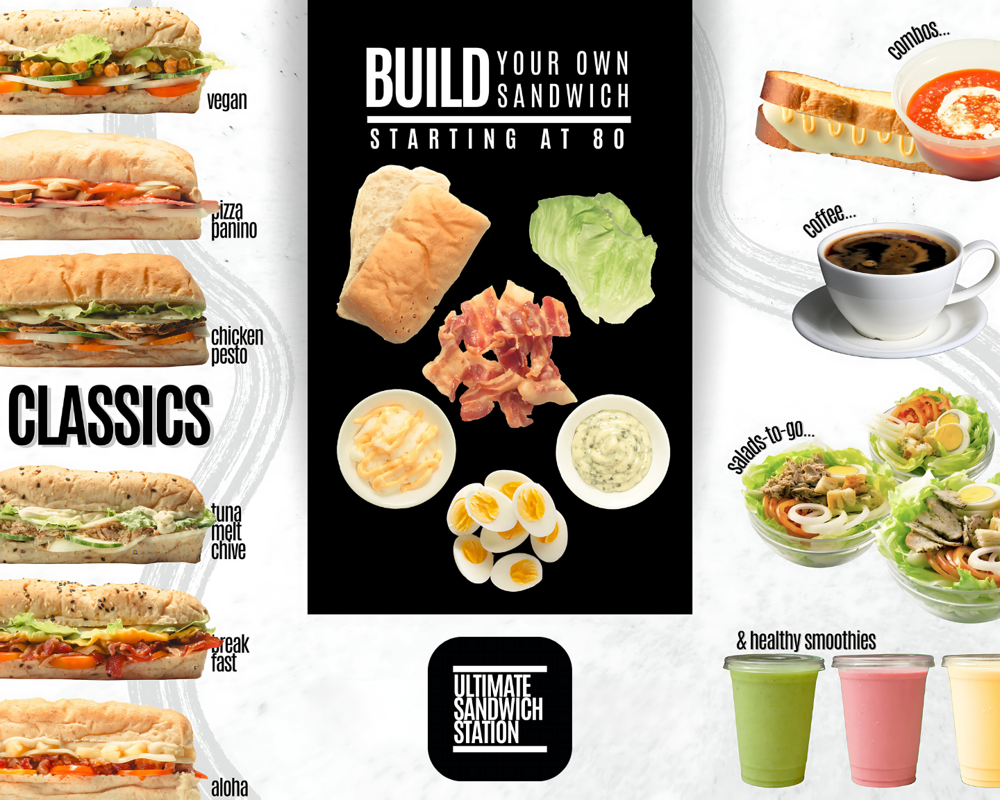 USS Sandwich Bar Menu