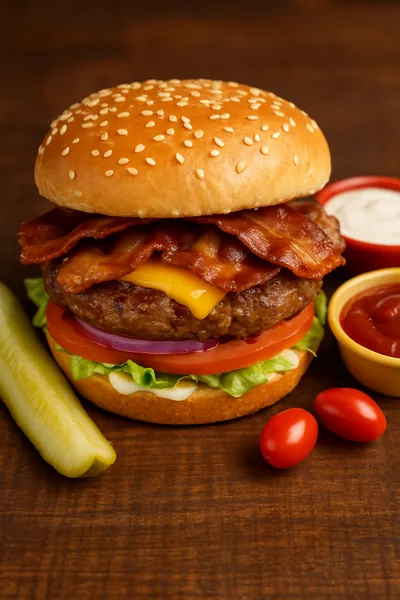 X Bacon Burger