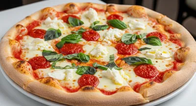 Margherita Alfredo Pizza
