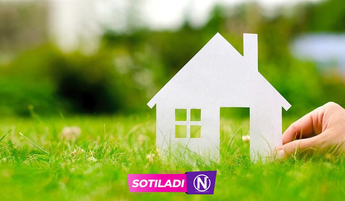 3 xonali uy — 5.5 sotik, mevali daraxtlar