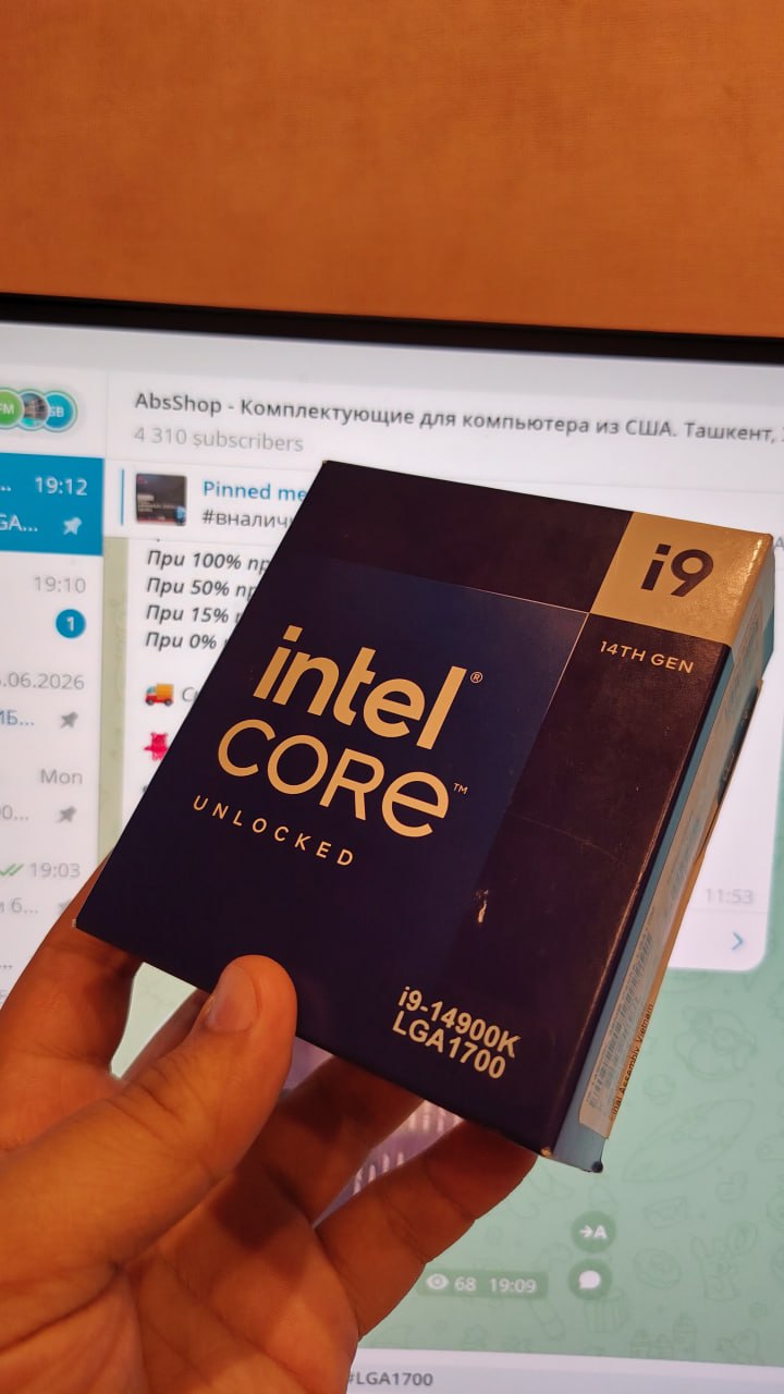 Intel Core i9 14900K — yangi, kafolat 3 yil