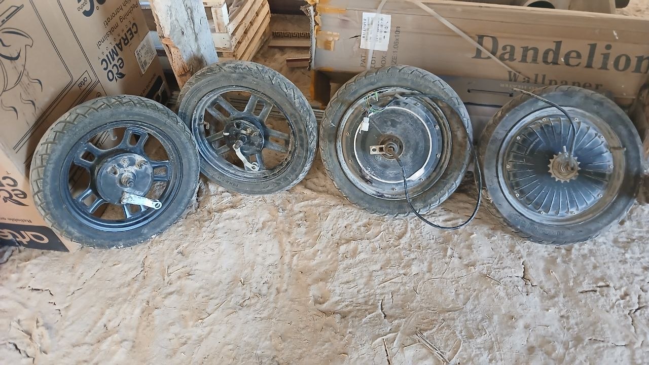2 chisi 500w mator Yurib turgan skuterdan yechib