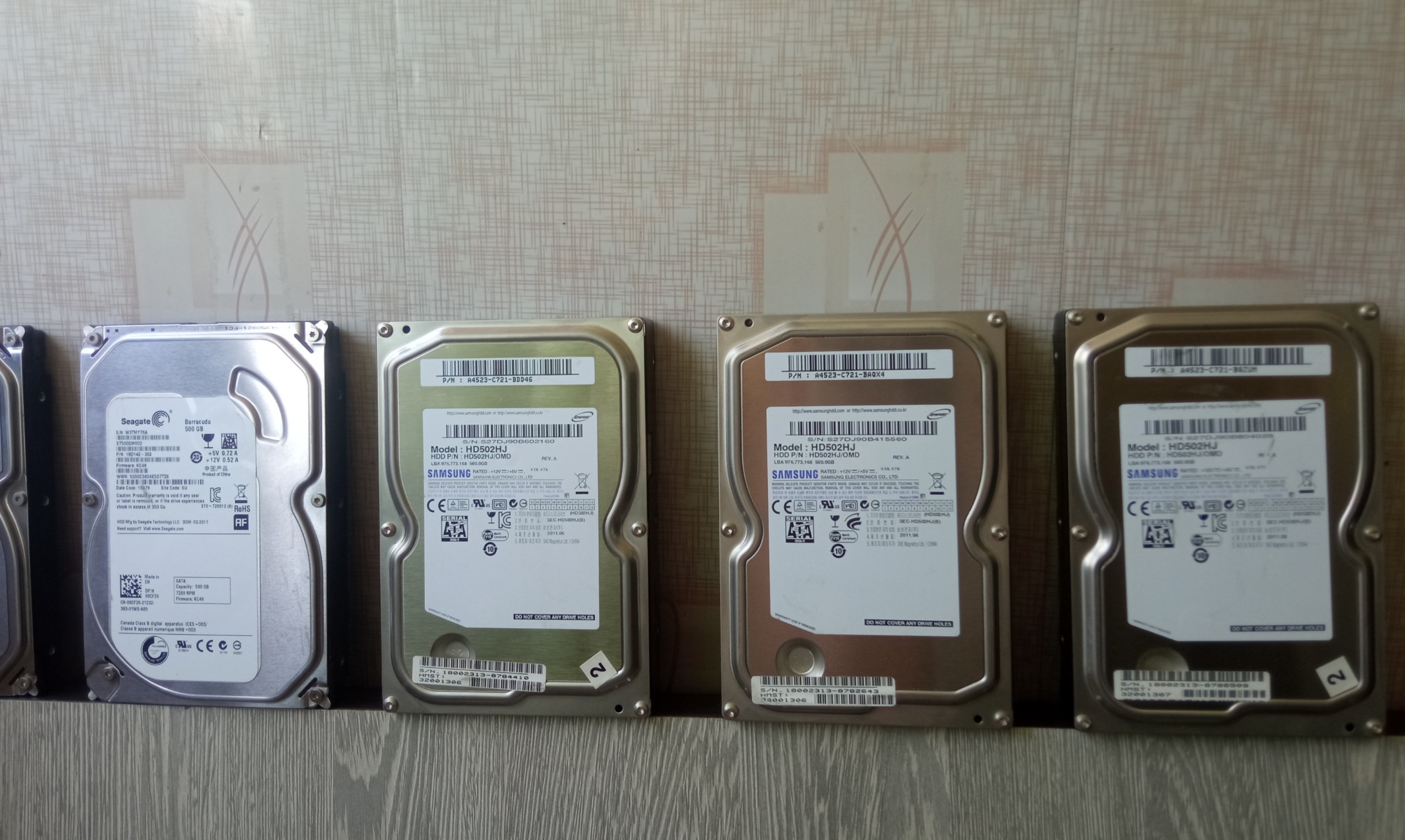 Original HDD 500 GB hotiralar