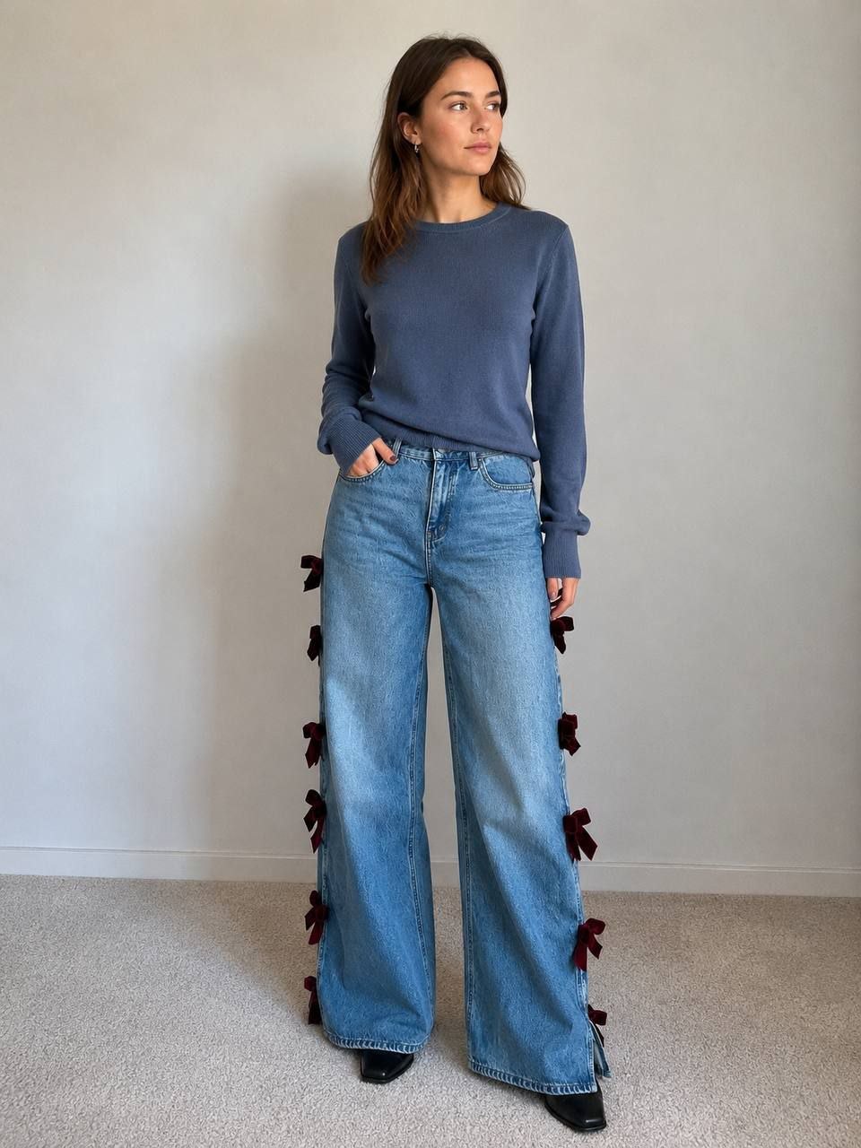Никому не нужны джинсы lime wide leg