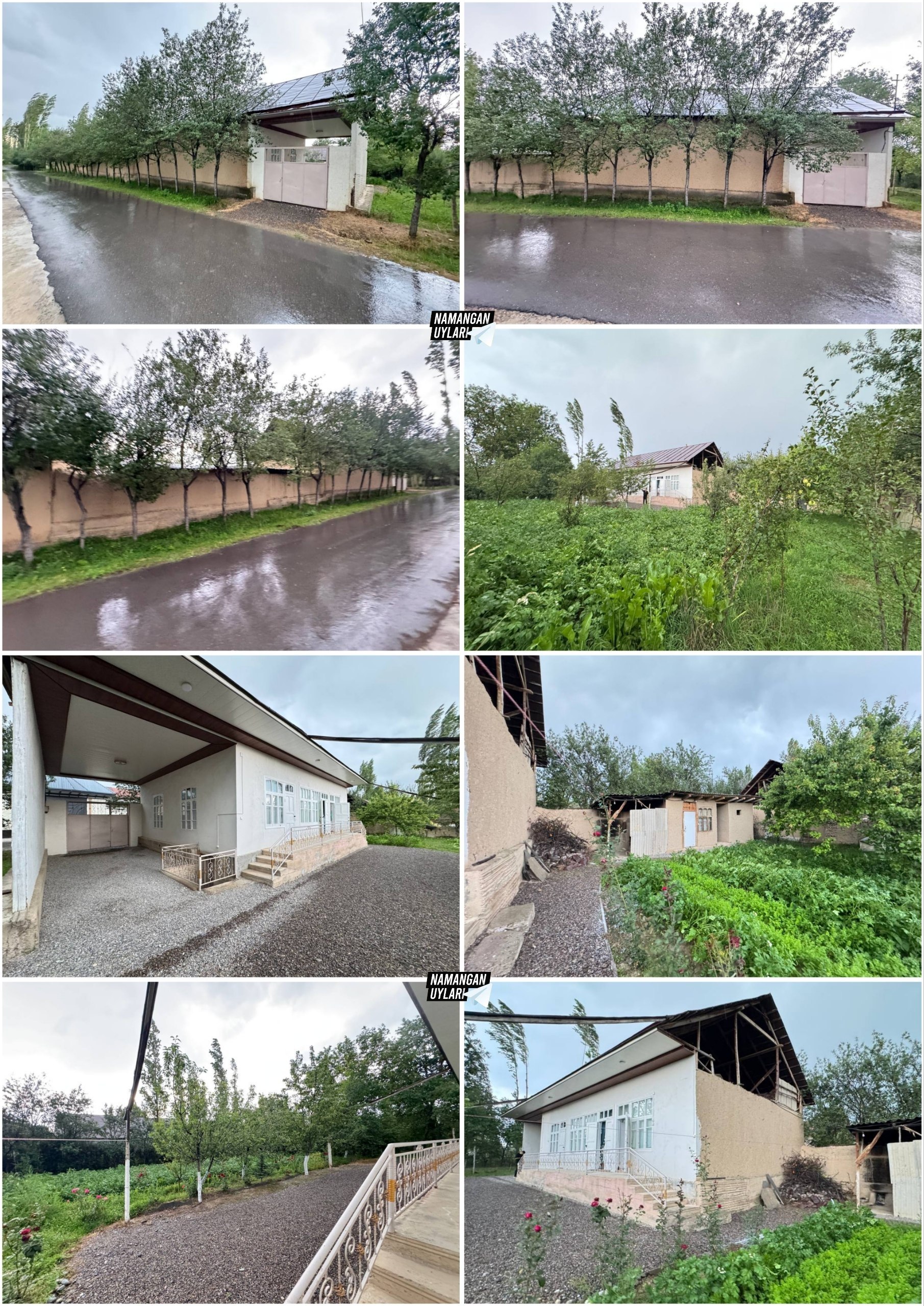 5 xonali hovli — 9 sotix, yaxshi holat