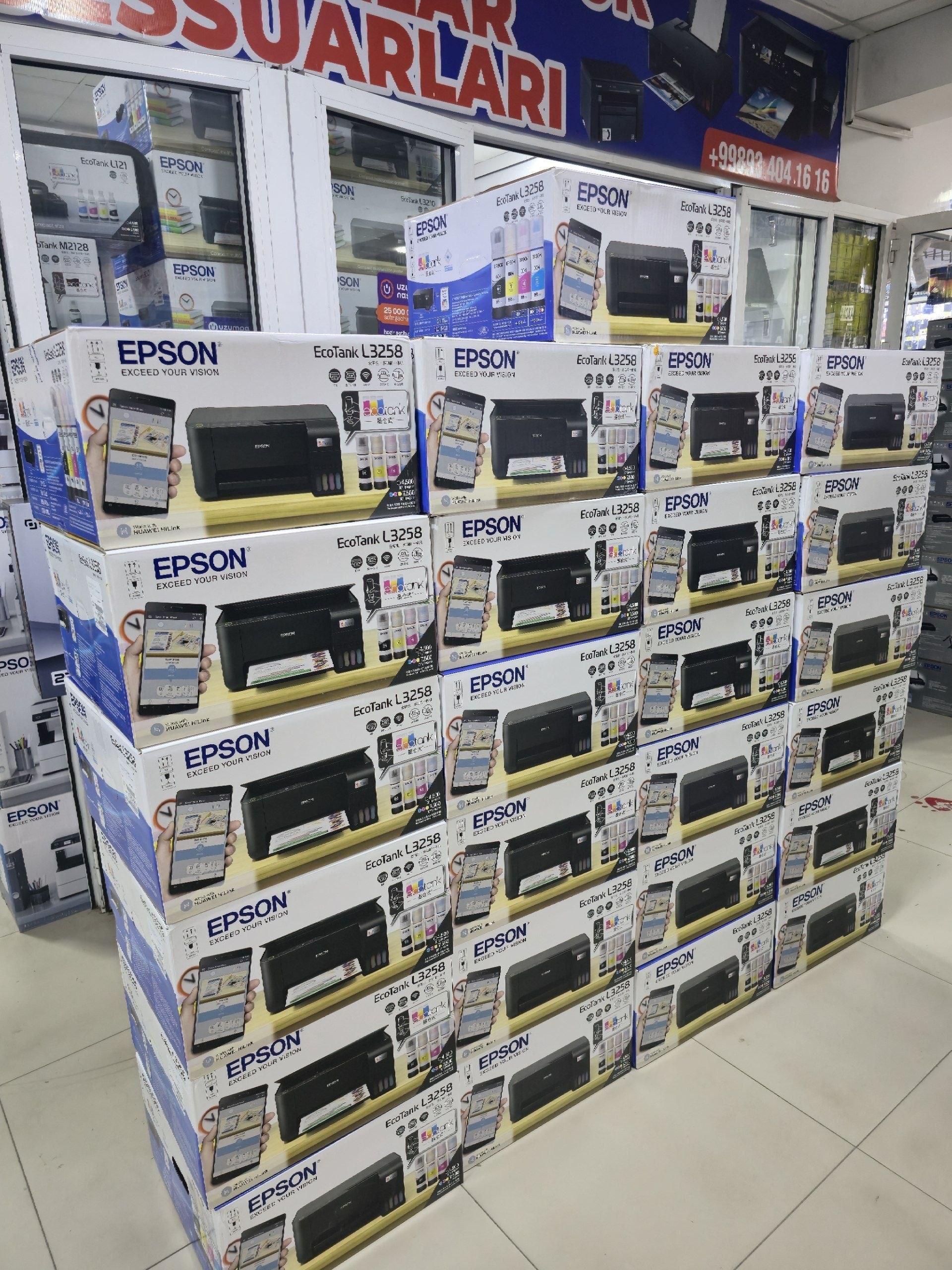 EPSON PRINTER 3V1 YANGI WIFE