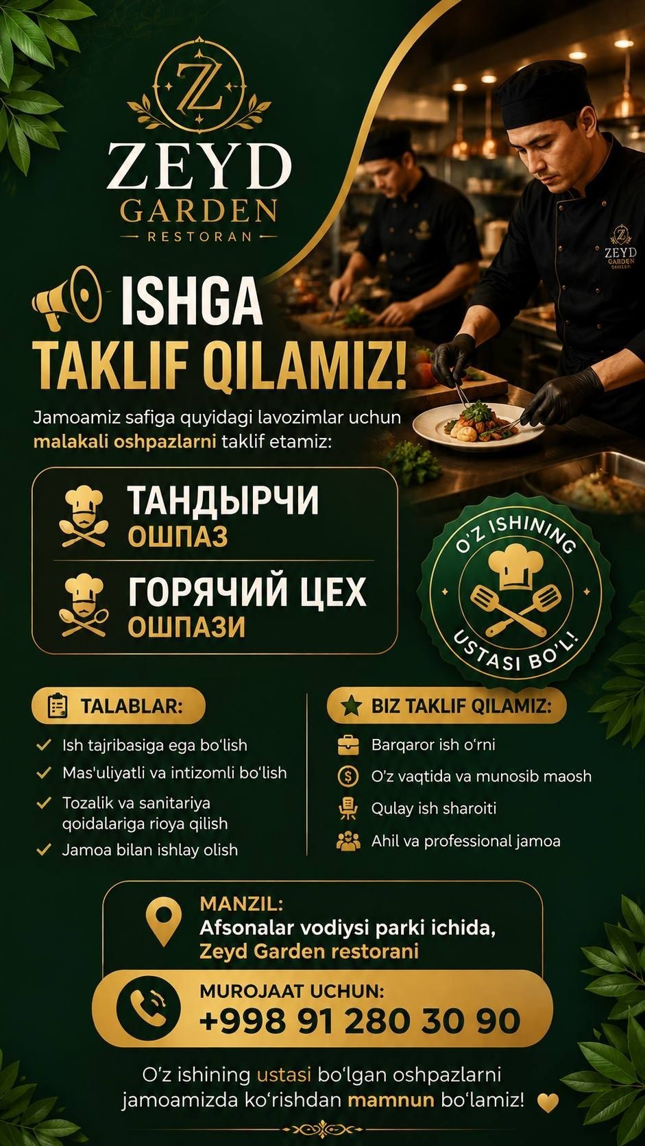 Hudud Namangan Restoran Zeyd Garden