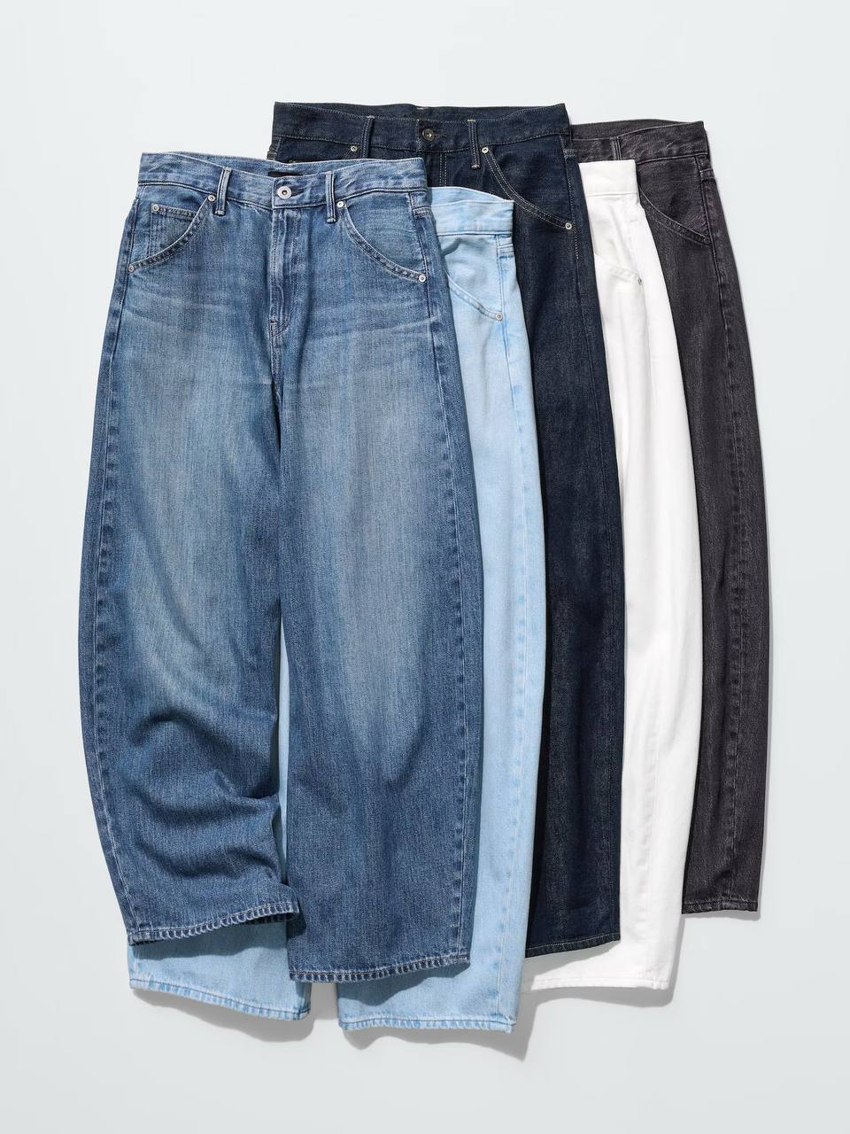 Oversize denim jeans Curve