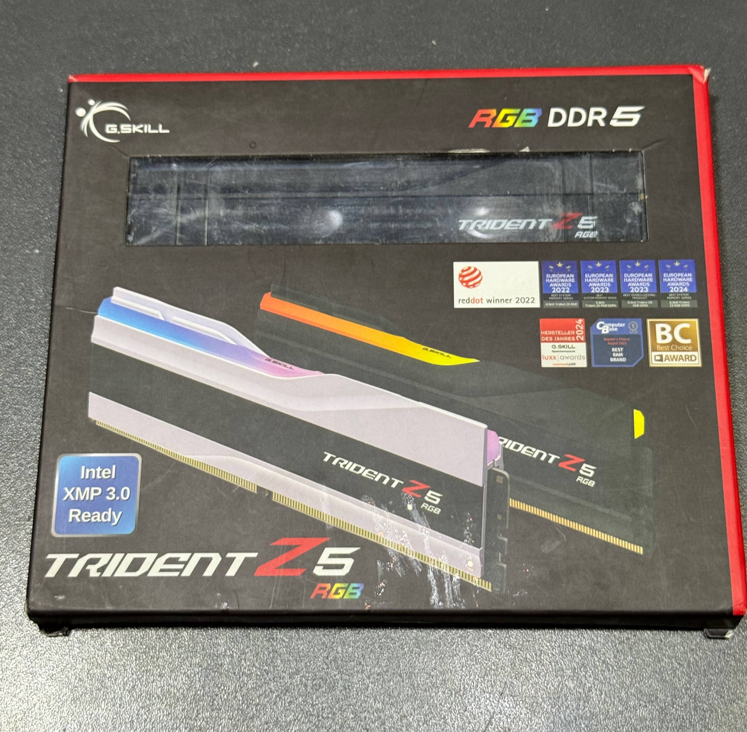 G SKILL TRIDENT Z RGB 48GB 8000MHZ — ideal holat