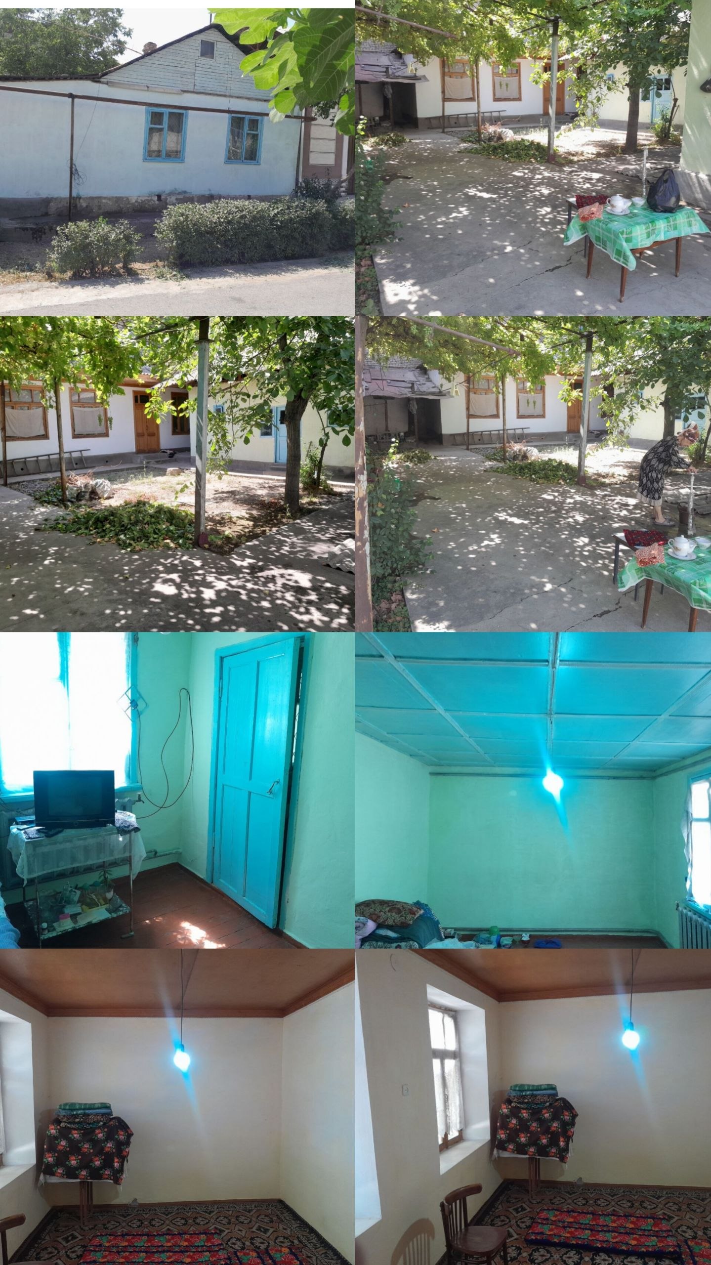 6 xonali hovli — qulay sharoitlar bilan