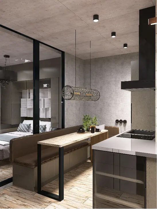 38.1 m2 studiya kvartira — 11-qavatda